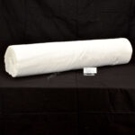 Dekomolton 130cm (flanel) 0001 wit rol 60m1