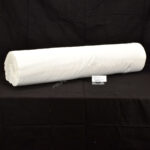 Dekomolton 130cm (flanel) 0001 wit per m1