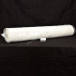 Dekomolton 130cm (flanel) 0001 wit per m1 - Afbeelding 2