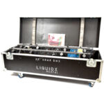 Showtec 2x fourbar DMX PAR56 kort zwart