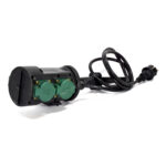 TS Electronic verdeeldoos 4v. grondspies zwart - Afbeelding 4