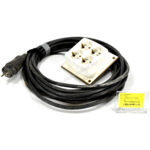 Kopp verdeeldoos 4v. 8m wit