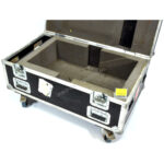 Flightcase met bovendeksel zwart - Afbeelding 4