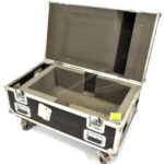 Flightcase met bovendeksel zwart - Afbeelding 2