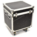 Flightcase met bovendeksel zwart - Afbeelding 5