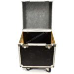 Flightcase met bovendeksel zwart - Afbeelding 4