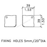 Penn Elcom vlakke hoek 3-beens 1-gats - Afbeelding 3