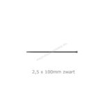 Kabelbinder ZWART 2,5 x 100mm, 100st.