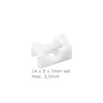 ABB TC5140 bevestigingssokkel schroef wit 2,5mm