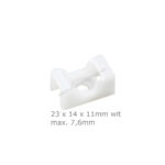 ABB TC5142 bevestigingssokkel schroef wit 7,6mm