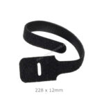 T&B Klittenbandbinder 228x12mm, 10st.