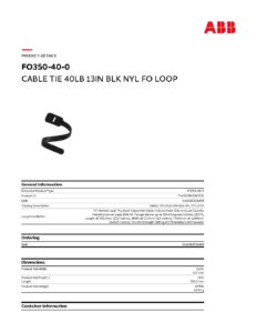 T&B Klittenbandbinder 330x12mm, 10st. - Afbeelding 2