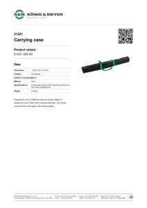 K&M 21421 Microfoonstatieftas - Afbeelding 2