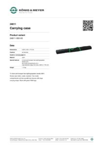 K&M 24611 Lichtstatieftas - Afbeelding 2