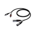 Procab CAB701/1,5 2x XLR male - 2x RCA 1,5m