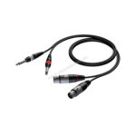 Procab CAB707/1,5 2x XLR female - 2x 6,3mm jack 1,5m