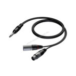 Procab CAB709/5 6,3mm jack stereo - XLR male & female 5m