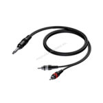 Procab CAB719/1,5 6,3mm jack stereo - 2x RCA 1,5m