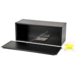 Kast 19" inbouw 4HE zwart d=17cm