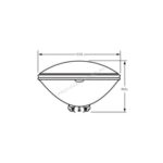 GE 24721 4530 PAR46 139W 26V 5,3A 11gr. - Afbeelding 2