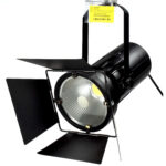 LED exhibition light + barndoor zwart